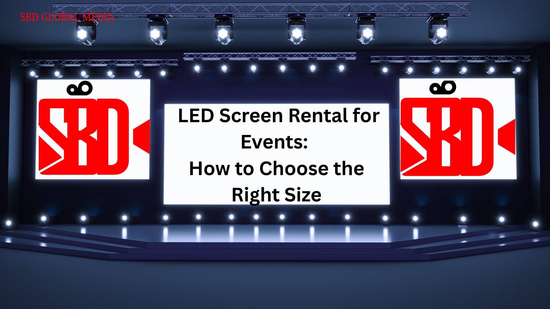 LED Screen Rental for Events: How to Choose the Right Size